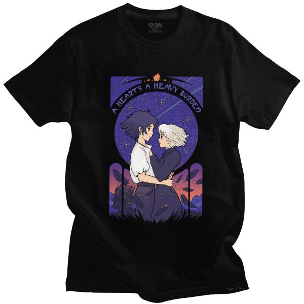 T-shirt Le Chateau ambulant anime Ghibli manga
