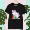 T-shirt Licorne Vomi Arc-en-ciel