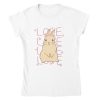 T-shirt Love Lapin femme