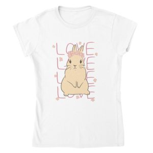 T-shirt Love Lapin femme T-shirt Love Lapin femme