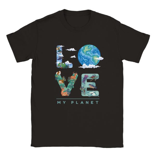 T-shirt Love my Planet