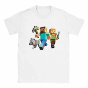 T-shirt Minecraft enfant 1 T shirt Minecraft enfant Crer Son T Shirt 8