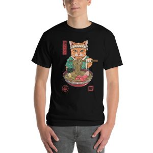 T-shirt Neko Ramen Chat Japon T-shirt Neko Ramen Chat Japon