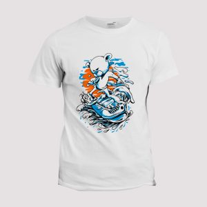 T-shirt Ours qui surf T-shirt Ours qui surf