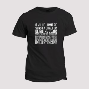 T-shirt PSG  O ville Lumière T-shirt PSG  O ville Lumière