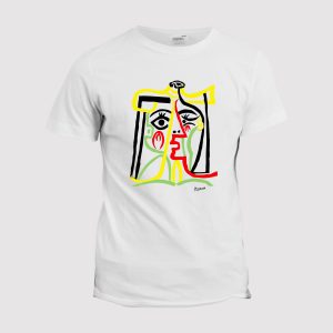 T-shirt Pablo Picasso  Jacqueline avec chapeau de paille 1962 T-shirt Pablo Picasso  Jacqueline avec chapeau de paille 1962
