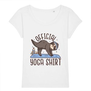 T-shirt Paresseux Yoga Femme T-shirt Paresseux Yoga Femme