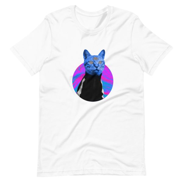 T-shirt Psych�d�lique Trippy Cat