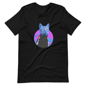 T-shirt Psych�d�lique Trippy Cat T-shirt Psych�d�lique Trippy Cat