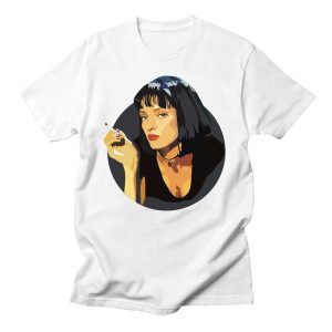 T-shirt Pulp Fiction Mia Wallace 5 T shirt Pulp Fiction Mia Wallace Crer Son T Shirt 6