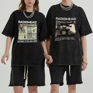 T-shirt Radiohead delave T-shirt Radiohead delave