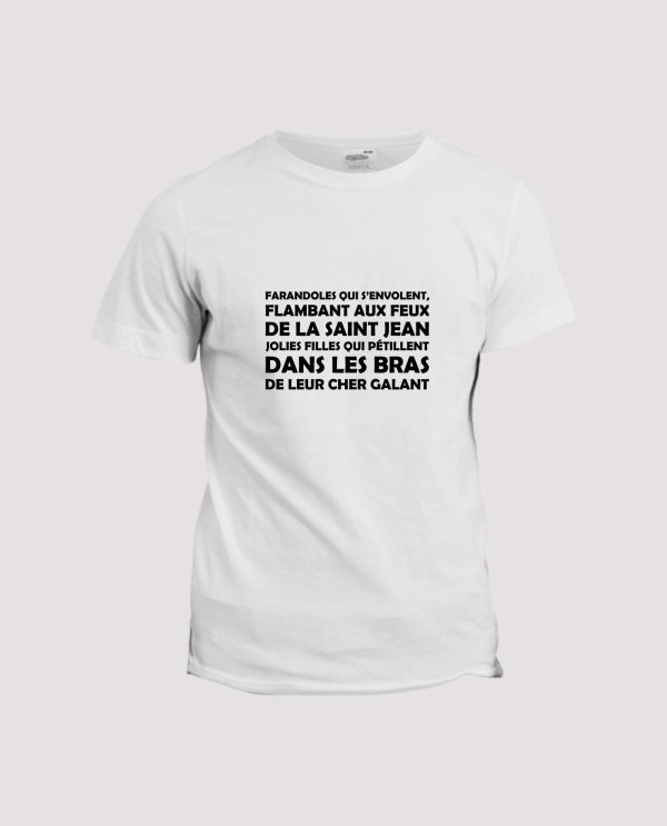 T-shirt Rugby, chant supporter  Mauleon les jolies filles