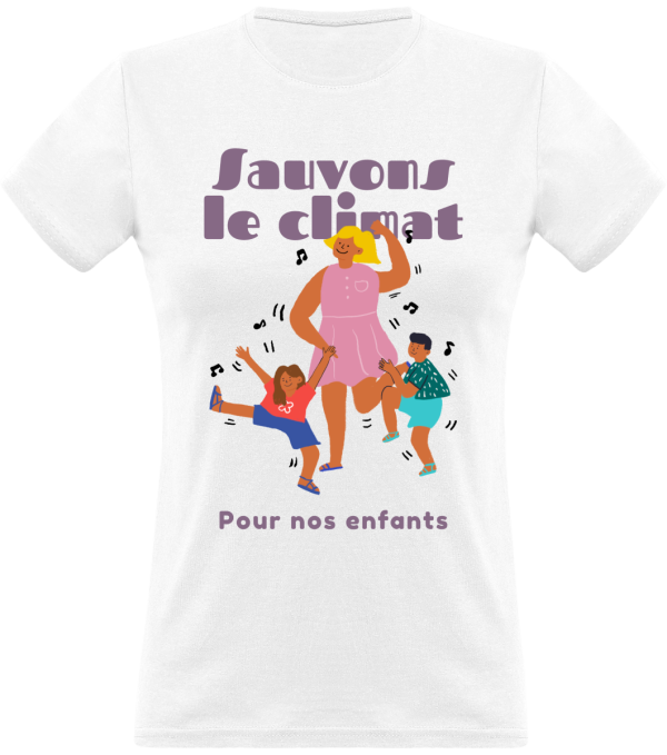 T-shirt Sauvons le climat pour nos enfants