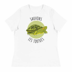 T-shirt Sauvons les tortues Femme T-shirt Sauvons les tortues Femme