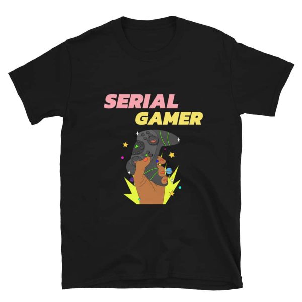 T-shirt Serial Gamer – T-shirt Geek Jeux video