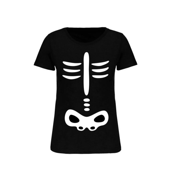 T-shirt Squelette Femme Halloween