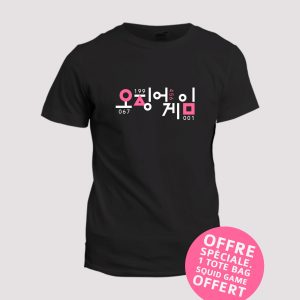 T-shirt Squid Game Serie Netflix T-shirt Squid Game Serie Netflix