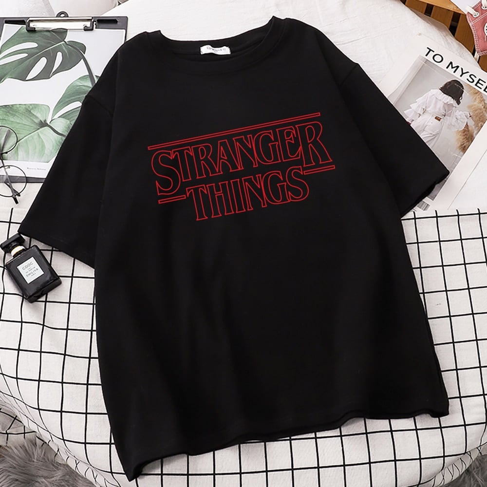 T-shirt Garçon Stranger Things - Imprimé Demodog - Coton 185g/m² - Coupe Classique - Certifié Oeko-Tex