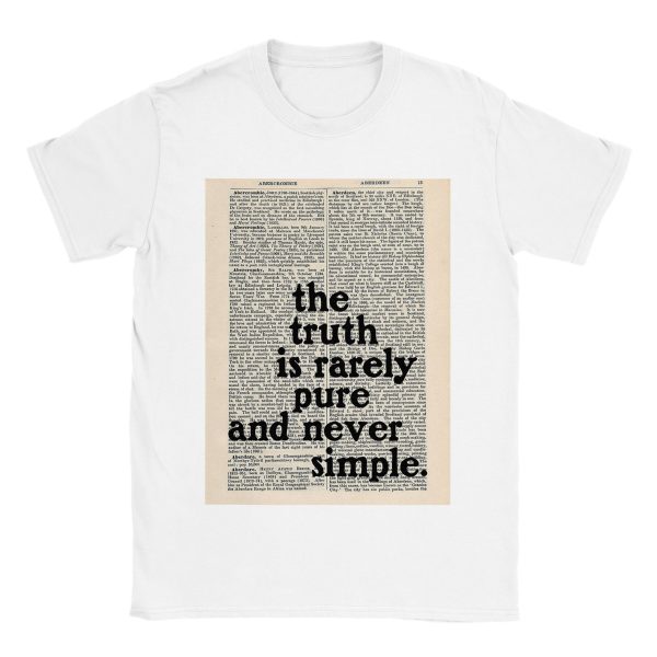 T-shirt The truth Journal