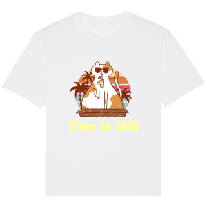 T-shirt Time to Chill Ample Unisexe T-shirt Time to Chill Ample Unisexe