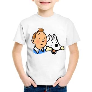 T-shirt Tintin et Milou enfant T-shirt Tintin et Milou enfant