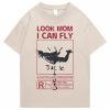 T-shirt Travis Scott Look Mom I can Fly – Natural