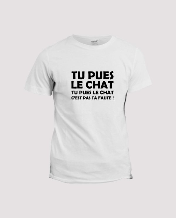 T-shirt Tu pues le chat