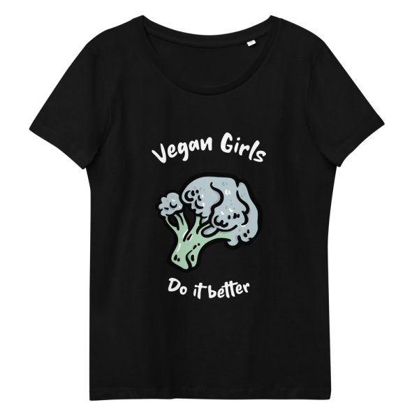 T-shirt Vegan Girls do it better – Bio