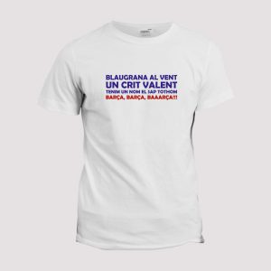 T-shirt chant Supporter  Barcelone, Blaugrana T-shirt chant Supporter  Barcelone, Blaugrana