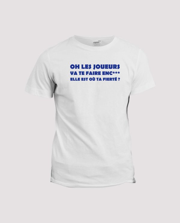 T-shirt chant Supporter  Bordeaux oh les joueurs