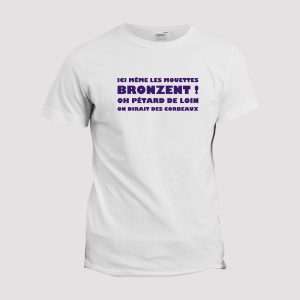 T-shirt chant de rugby  Montpellier, ici meme les mouettes bronzent T-shirt chant de rugby  Montpellier, ici meme les mouettes bronzent