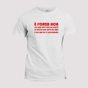 T-shirt chant supporter  Ajaccio, E forza ACA T-shirt chant supporter  Ajaccio, E forza ACA