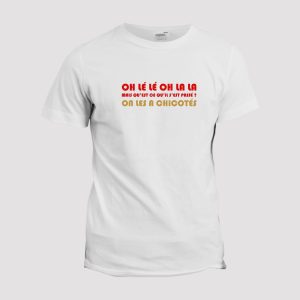 T-shirt  chant supporter RC Lens  On les a chicotes T-shirt  chant supporter RC Lens  On les a chicotes