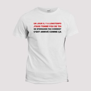T-shirt chant supporter  Rennes un jour il y a longtemps T-shirt chant supporter  Rennes un jour il y a longtemps