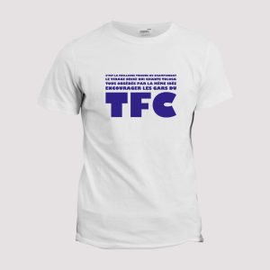 T-shirt chant supporter de football  Toulouse, le virage Brice qui chante Tolosa T-shirt chant supporter de football  Toulouse, le virage Brice qui chante Tolosa