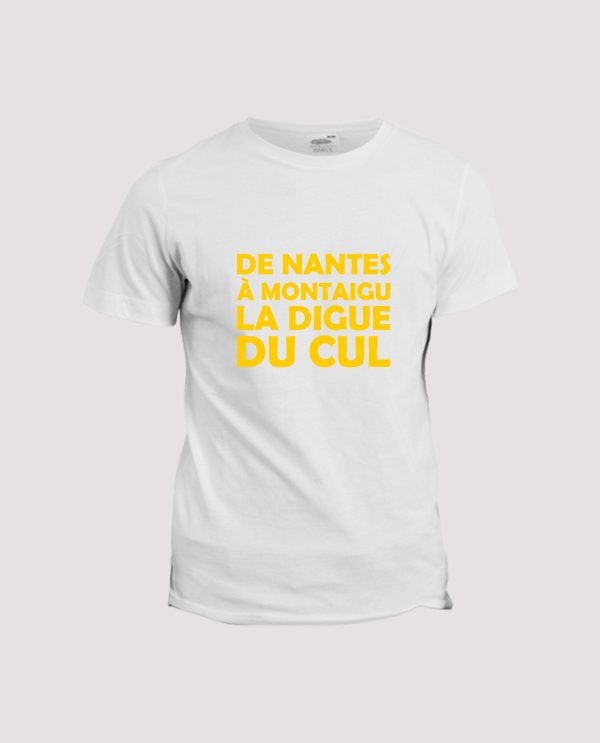 T-shirt humour  De Nantes A Montaigu