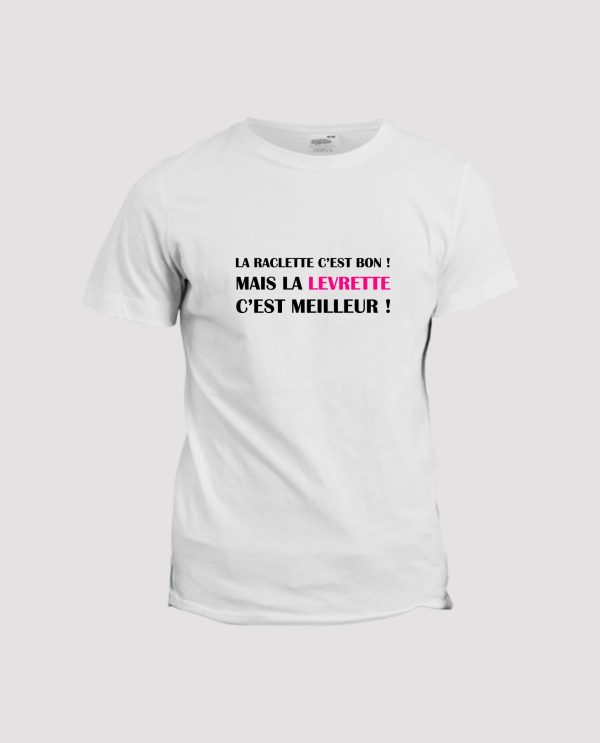 T-shirt humour  La raclette c’est bon
