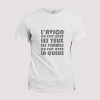 T-shirt humour  L’avion Ca fait lever les yeux