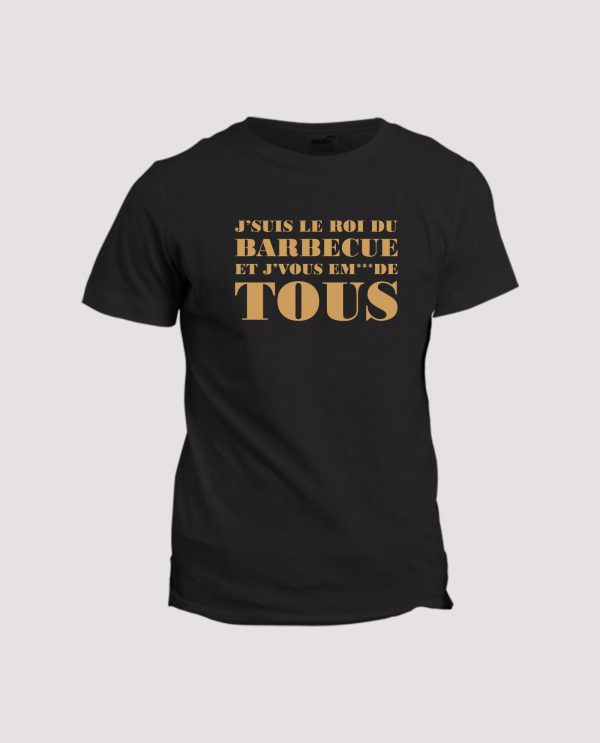 T-shirt j’suis le roi du Barbecue