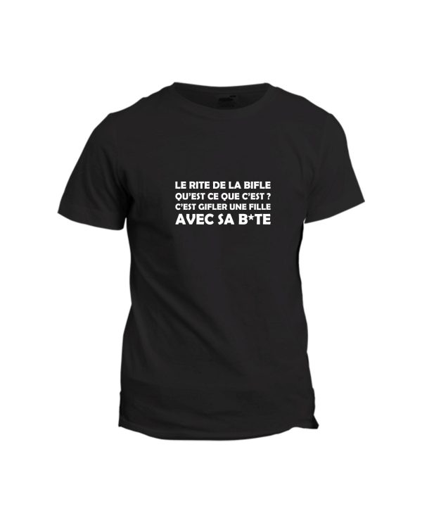 T-shirt le rite de la bifle qu’est ce que c’est