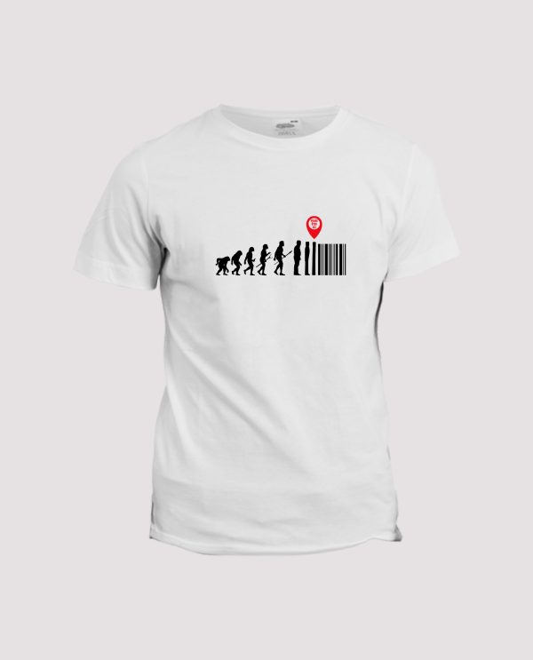 T-shirt l’evolution de l’homme en produit