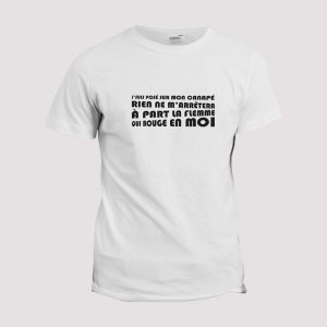 T shirt mission LOL Qui rit sort je suis pos sur le canap 1