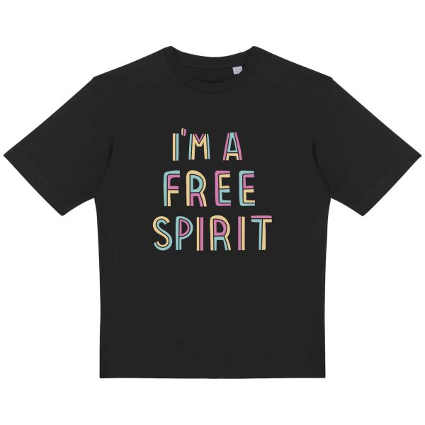 T-shirt oversize I’m a free spirit