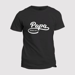 T-shirt personnalise Papa depuis 2 T shirt personnalis Papa depuis 3