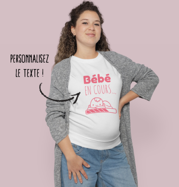 T-shirt personnalise femme enceinte
