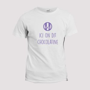 T-shirt pour supporter de football  Toulouse, TFC ici on dit chocolatine T-shirt pour supporter de football  Toulouse, TFC ici on dit chocolatine