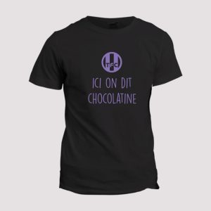 T-shirt pour supporter de football  Toulouse, TFC ici on dit chocolatine T-shirt pour supporter de football  Toulouse, TFC ici on dit chocolatine