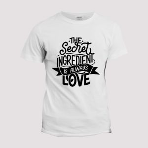 T-shirt the secret ingredient is always the love T-shirt the secret ingredient is always the love