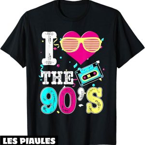 Annee 90 T-Shirt Accessoires De Fete Retro Annees 90 Annee 90 T-Shirt Accessoires De Fete Retro Annees 90