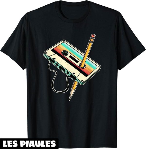 Annee 90 T-Shirt Cassette De Deguisement De Fete Retro